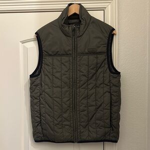 Filson Olive Green Quilted Vest